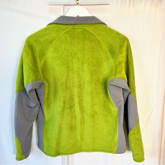 Patagonia R2 Regulator Fuzzy Fleece Zip Light Lime Green Jacket - Picture 2 of 10